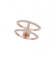 Jewelmi Custom 14k Rose Gold Diamond Ring