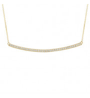 Jewelmi Custom 14k Yellow Gold Diamond Necklace