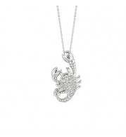 Jewelmi Custom 14k White Gold Diamond Necklace