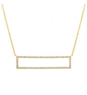 Jewelmi Custom 14k Yellow Gold Diamond Necklace