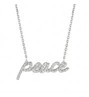 Jewelmi Custom 14k White Gold Diamond Necklace