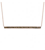 Jewelmi Custom 14k Rose Gold Diamond Necklace