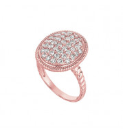 Jewelmi Custom 14k Rose Gold Diamond Ring