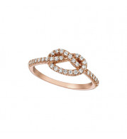 Jewelmi Custom 14k Rose Gold Diamond Ring