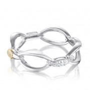 Tacori Sterling Silver The Ivy Lane Diamond Men's Ring - SR203