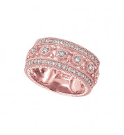 Jewelmi Custom 14k Rose Gold Diamond Ring