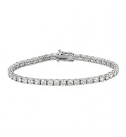 Jewelmi Custom 14k White Gold Diamond Bracelet