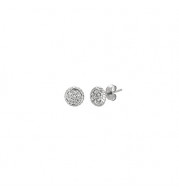 Jewelmi Custom 14k White Gold Diamond Earrings