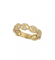Jewelmi Custom 14k Yellow Gold Diamond Ring