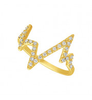 Jewelmi Custom 14k Yellow Gold Diamond Ring