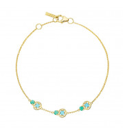 Tacori 14k Yellow Gold Petite Gemstones Women's Bracelet - SB2294849FY