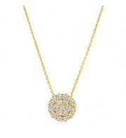 Jewelmi Custom 14k Yellow Gold Diamond Necklace