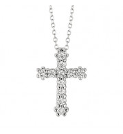 Jewelmi Custom 14k White Gold Diamond Necklace