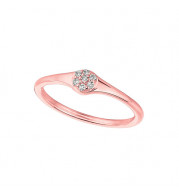 Jewelmi Custom 14k Rose Gold Diamond Ring