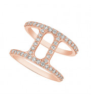Jewelmi Custom 14k Rose Gold Diamond Ring