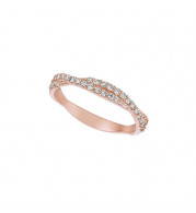 Jewelmi Custom 14k Rose Gold Diamond Ring