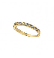 Jewelmi Custom 14k Yellow Gold Diamond Stackable Ring