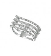 Jewelmi Custom 14k White Gold Diamond Ring