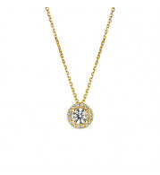 Jewelmi Custom 14k Yellow Gold Diamond Necklace