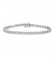 Jewelmi Custom 14k White Gold Diamond Bracelet