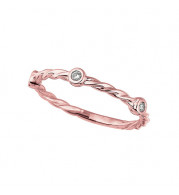 Jewelmi Custom 14k Rose Gold Diamond Ring