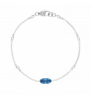 Tacori Sterling Silver Horizon Shine Gemstone Women's Bracelet - SB22433