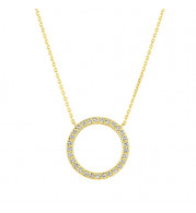 Jewelmi Custom 14k Yellow Gold Diamond Necklace