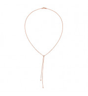 Jewelmi Custom 14k Rose Gold Diamond Necklace