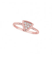 Jewelmi Custom 14k Rose Gold Diamond Ring
