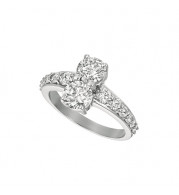 Jewelmi Custom 14k White Gold Diamond Ring