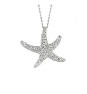 Jewelmi Custom 14k White Gold Diamond Necklace