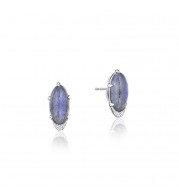 Tacori Sterling Silver Horizon Shine Gemstone Stud Earring - SE24846