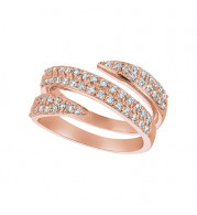Jewelmi Custom 14k Rose Gold Diamond Ring