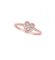 Jewelmi Custom 14k Rose Gold Diamond Ring