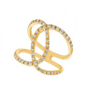 Jewelmi Custom 14k Yellow Gold Diamond Ring