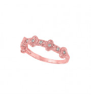 Jewelmi Custom 14k Rose Gold Diamond Ring