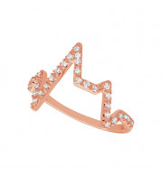 Jewelmi Custom 14k Rose Gold Diamond Ring