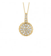Jewelmi Custom 14k Yellow Gold Diamond Necklace