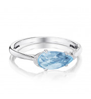 Tacori Sterling Silver Horizon Shine Diamond and Gemstone Men's Ring - SR23302