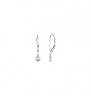 Jewelmi Custom 14k White Gold Diamond Earrings