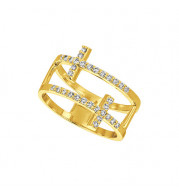 Jewelmi Custom 14k Yellow Gold Diamond Ring