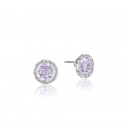 Tacori Sterling Silver Crescent Embrace Gemstone Stud Earring - SE24113