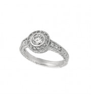 Jewelmi Custom 14k White Gold Diamond Ring