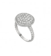 Jewelmi Custom 14k White Gold Diamond Ring