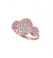 Jewelmi Custom 14k Rose Gold Diamond Ring