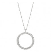 Jewelmi Custom 14k White Gold Diamond Necklace