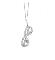 Jewelmi Custom 14k White Gold Diamond Necklace