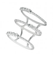 Jewelmi Custom 14k White Gold Diamond Ring