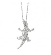 Jewelmi Custom 14k White Gold Diamond Necklace