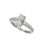 Jewelmi Custom 14k White Gold Diamond Ring